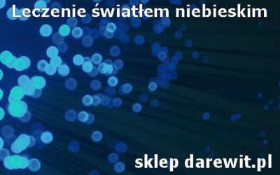 leczenie niebieskim swiatlem lampy 